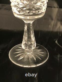 Set of 5 Waterford Crystal KENMARE Claret Wine Glasses Discontinued Pattern