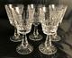 Set of 5 Waterford Crystal KYLEMORE Claret Wine Glasses Free Shipping