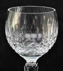 Set of 5 Waterford Cut Crystal Colleen 7 1/2 Inch Wine Hock Glasses