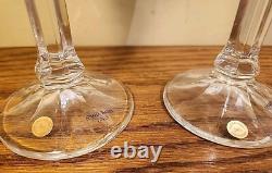 Set of 6 24kt NACHTMANN BLEIKRISTALL Napoleon WINE Cordial GLASSES from GERMANY