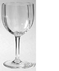 Set of 6 BACCARAT Crystal Montaigne-Optic Claret Wine Glasses 5 3/4 New in Box