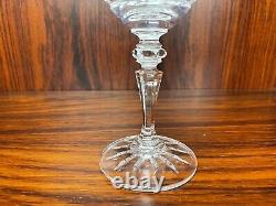 Set of (6) GALWAY CRYSTAL Blarney 6.75 White Wine Glasses withBox EXCELLENT