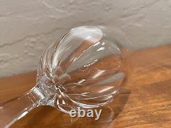 Set of (6) Josair BLANKA Pattern Crystal Wine Goblets Glasses 5 3/4