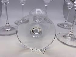 Set of 6 Mikasa Crystal STEPHANIE Wine Glasses