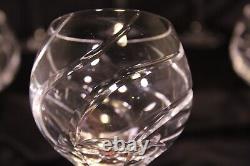 Set of 6 Mikasa OLYMPUS Crystal HOCK WINE 8-3/8 Glasses Cut Swirl