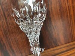 Set of (6) NEW Gorham Diamond Clear 7 5/8 Crystal Wine Glasses