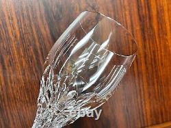 Set of (6) NEW Gorham Diamond Clear 7 5/8 Crystal Wine Glasses