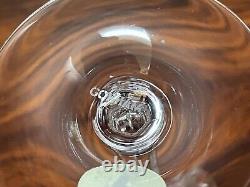 Set of (6) NEW Gorham Diamond Clear 7 5/8 Crystal Wine Glasses