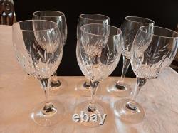 Set of 6 Steklarska Nova Rogaska Slatina Wine Glasses