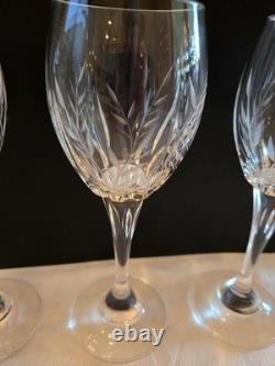 Set of 6 Steklarska Nova Rogaska Slatina Wine Glasses