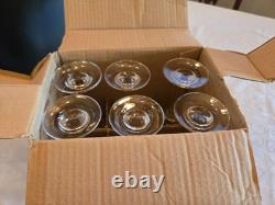 Set of 6 Steklarska Nova Rogaska Slatina Wine Glasses