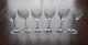 Set of 6 Stuart Crystal Shaftesbury Wine Glasses All Signed 6 7/8 Tall