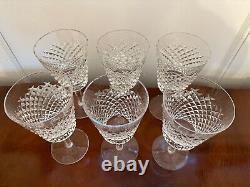 Set of 6 Vintage WATERFORD CRYSTAL Alana 10 oz. Water/Wine Glasses 7 IRELAND