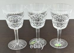 Set of 6 Vintage Waterford Crystal Baltray Claret Wine Goblets Glasses Ireland