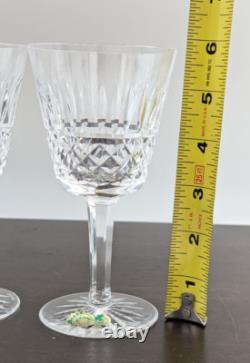 Set of 6 Vintage Waterford Crystal Baltray Claret Wine Goblets Glasses Ireland
