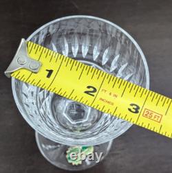 Set of 6 Vintage Waterford Crystal Baltray Claret Wine Goblets Glasses Ireland