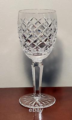 Set of 6 Vtg WATERFORD CRYSTAL Comeragh 6 oz. Claret Wine Glasses 6.5 IRELAND