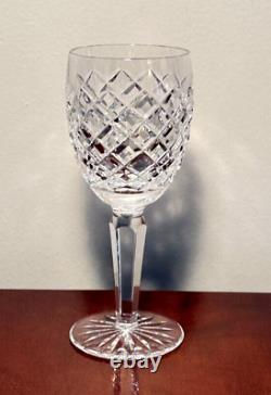 Set of 6 Vtg WATERFORD CRYSTAL Comeragh 6 oz. Claret Wine Glasses 6.5 IRELAND