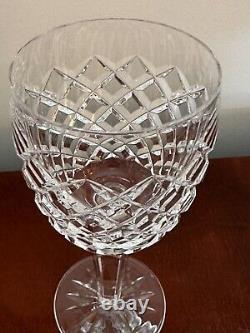 Set of 6 Vtg WATERFORD CRYSTAL Comeragh 6 oz. Claret Wine Glasses 6.5 IRELAND