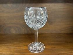 Set of (6) Waterford Crystal BALLYBAY Pattern 7 Balloon Wine Goblet Glasses