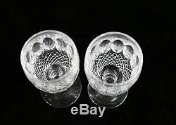 Set of 6 Waterford Crystal COLLEEN Sherry Wine Goblets Glasses 4.25 4 1/4