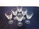 Set of 6 Waterford Crystal Claret Wine Glasses. Lismore. 1957. Beautiful
