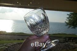 Set of 6 Waterford Crystal Colleen Short Water Goblets, 5-1/8