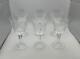 Set of 6 Waterford Crystal LISMORE Claret Wine Glasses