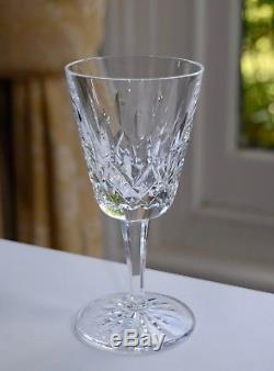 Set of 6 Waterford Crystal LISMORE White Wine Glasses 100ml/14.1cm