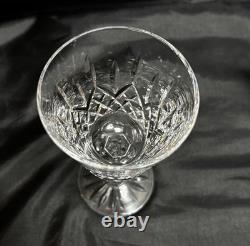 Set of 6 Waterford Crystal Lismore White Wine Claret Glasses