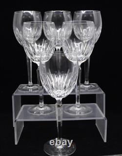 Set of 6 Waterford Crystal Wynnewood Water Wine Goblet 8 1/2 EUC