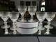 Set of (6) Wine Claret 4-1/4 Glasses Cut clear Crystal St Louis Trianon signed