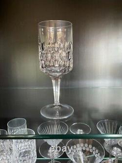 Set of 7 Granada by Peill Crystal White Wine or Sherry Fine Crystal Glassware