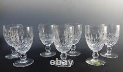 Set of 7 Vintage Waterford Crystal Colleen Wine Glasses 4-3/4