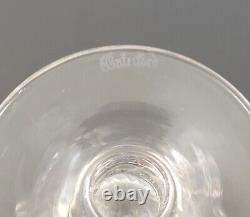 Set of 7 Waterford Crystal KILCASH Claret Wine Glasses