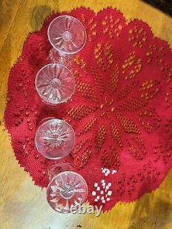 Set of 7 Waterford Crystal Lismore Goblets and 5 Waterford Lismore Cordials