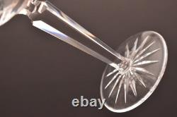 Set of 7 Waterford Crystal Wine Glasses 7.25 Tyrone hock wine Goblets Stems