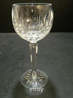 Set of (7) Waterford Lismore Wine Hock Glasses 7.31 x 2.88 x 2.88 Excellent