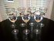 Set of 7 wine glasses Lenox Classic Shell Platinum Trim formal crystal retired