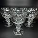 Set of 8 BAYEL France Frosted Horse Head Stem Crystal Wine Glasses 16.9oz 500ml