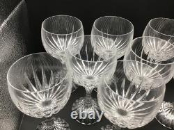 Set of 8 Crystal Massena Wine Glasses by Baccarat