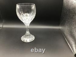 Set of 8 Crystal Massena Wine Glasses by Baccarat