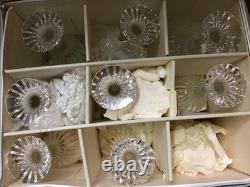 Set of 8 Crystal Massena Wine Glasses by Baccarat