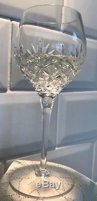 Set of 8 Edinburgh Crystal White Wine Glasses Vienna Range