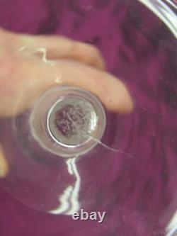 Set of 8 LENOX ARIA clear crystal wine glasses 7 5/8 x 3