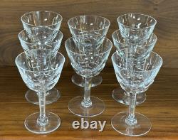 Set of (8) Orrefors BERNADOTTE 4 7/8 Wine Glasses