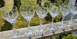 Set of 8 Vintage GORHAM Crystal CHAPELLE Wine Glasses 7.75 (NACHTMANN Tiffany)