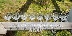 Set of 8 Vintage GORHAM Crystal CHAPELLE Wine Glasses 7.75 (NACHTMANN Tiffany)