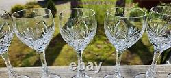 Set of 8 Vintage GORHAM Crystal CHAPELLE Wine Glasses 7.75 (NACHTMANN Tiffany)