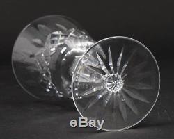 Set of 8 Vintage Signed Waterford Crystal Lismore Claret Wine Glasses 5-7/8 T